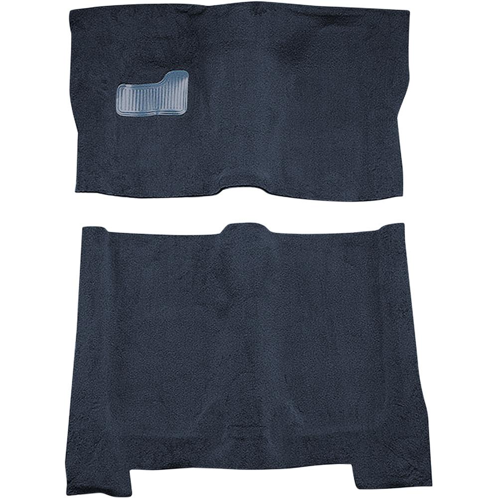1976 Regal, Malibu, Cutlass 4-Door Complete Molded Carpet Set Cutpile Navy Blue