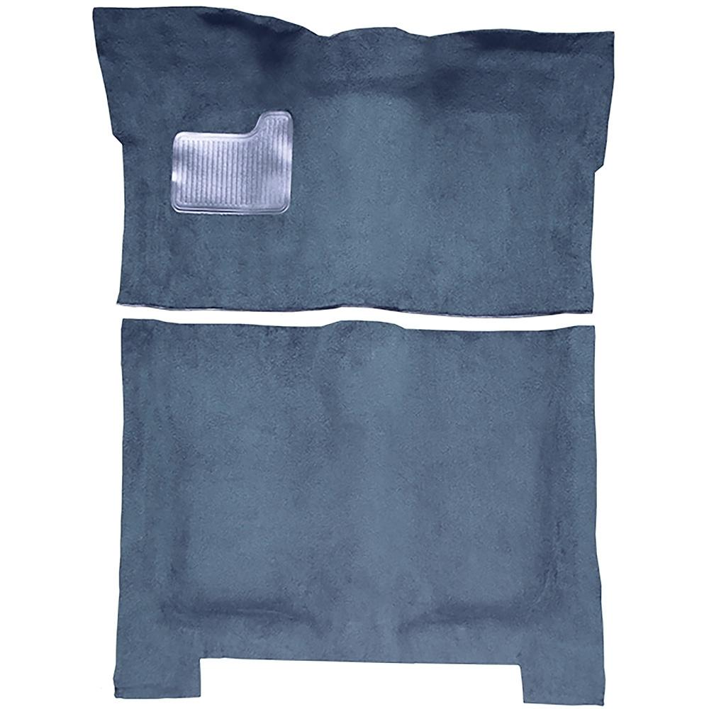 1973 Cutlass, Chevelle, LeMans 4-Door Automatic Complete Molded Carpet Kit Loop Medium Blue