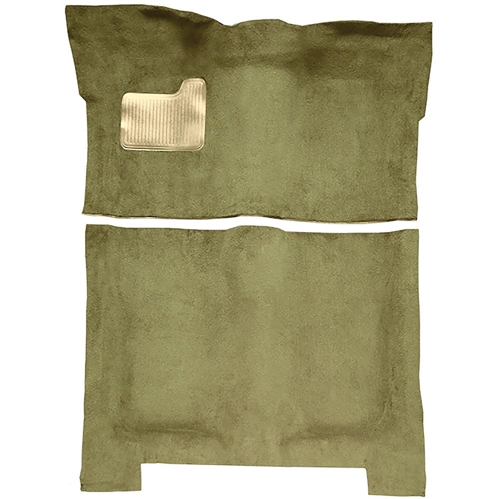 1973 Cutlass, Chevelle, LeMans 4-Door Automatic Complete Molded Carpet Kit Loop Ivy Gold