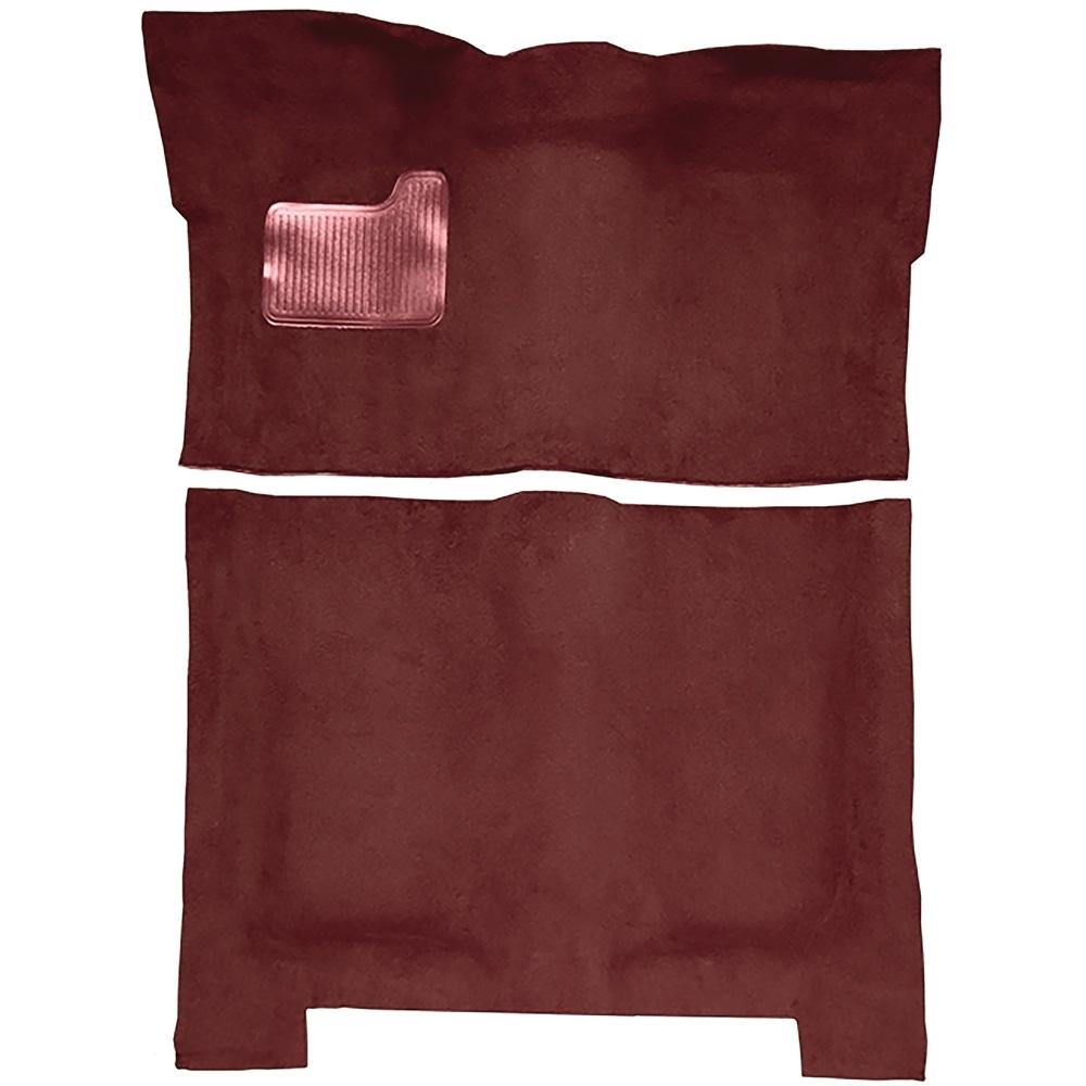 1973 Cutlass, Chevelle, LeMans 4-Door Automatic Complete Molded Carpet Kit Loop Maroon