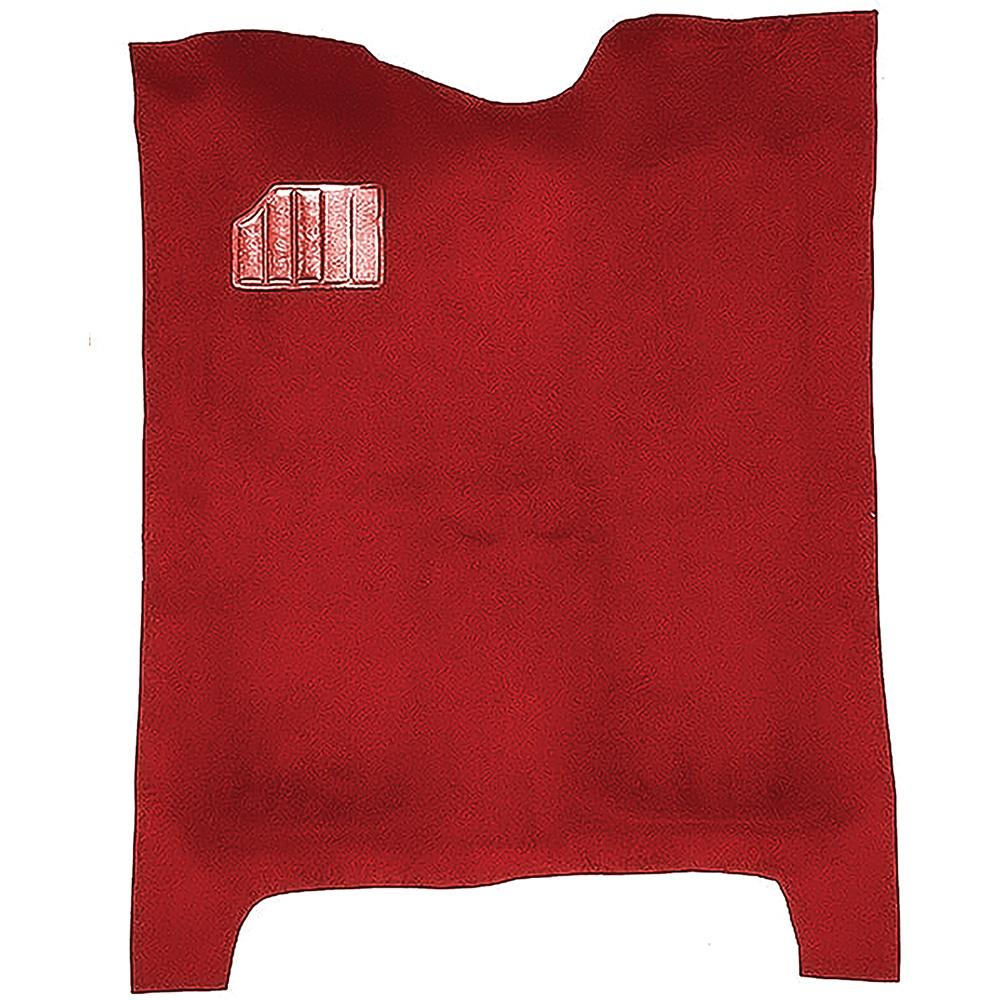 1978-81 Regal, Malibu, Monte Carlo 2 or 4-Door Complete Molded Carpet Set Cutpile Mass Backing Dark Red / Carmine