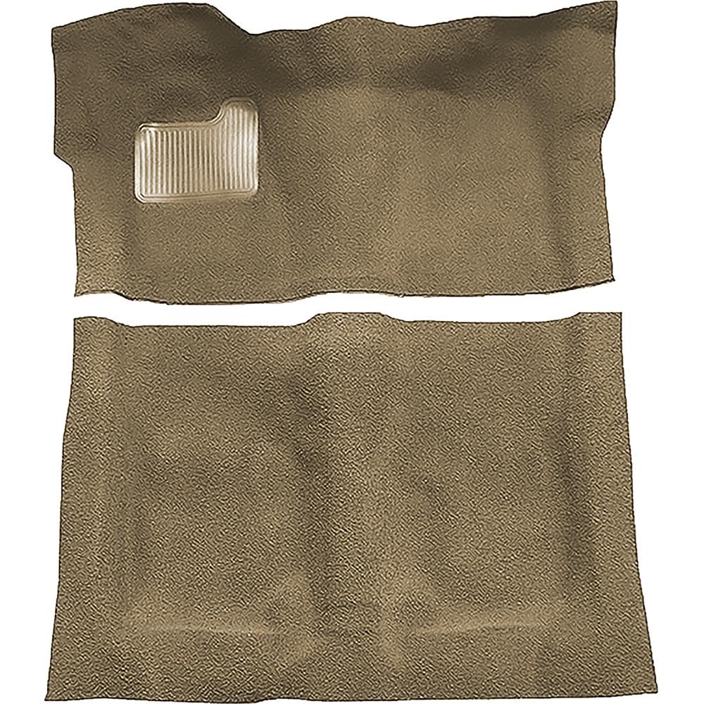 1974-75 Regal, Cutlass, Monte Carlo 2-Door Complete Molded Carpet Set Cutpile Mass Backing Medium Saddle