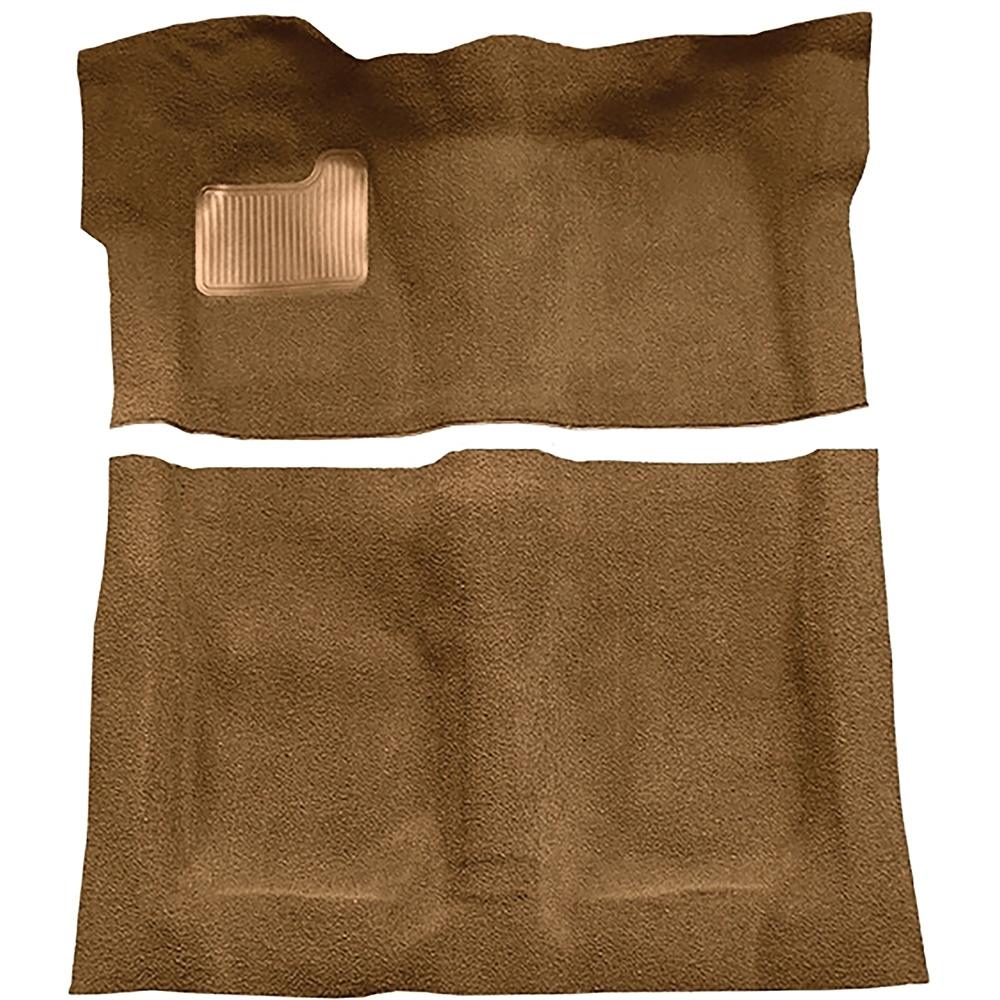 1974-75 Regal, Cutlass, Monte Carlo 2-Door Complete Molded Carpet Set Cutpile Mass Backing Saddle
