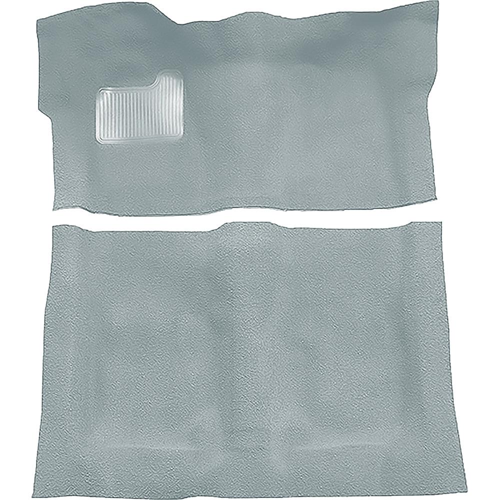 1974-75 Regal, Cutlass, Monte Carlo 2-Door Complete Molded Carpet Set Cutpile Mass Backing Powder Blue