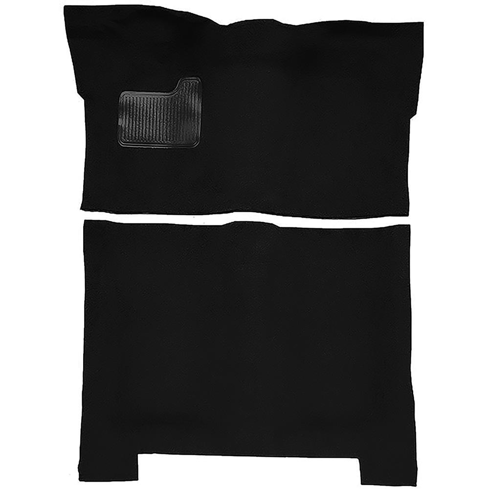 1974-75 Regal, Malibu, Cutlass 4-Door Automatic Complete Molded Carpet Kit Cutpile Mass Backing Black