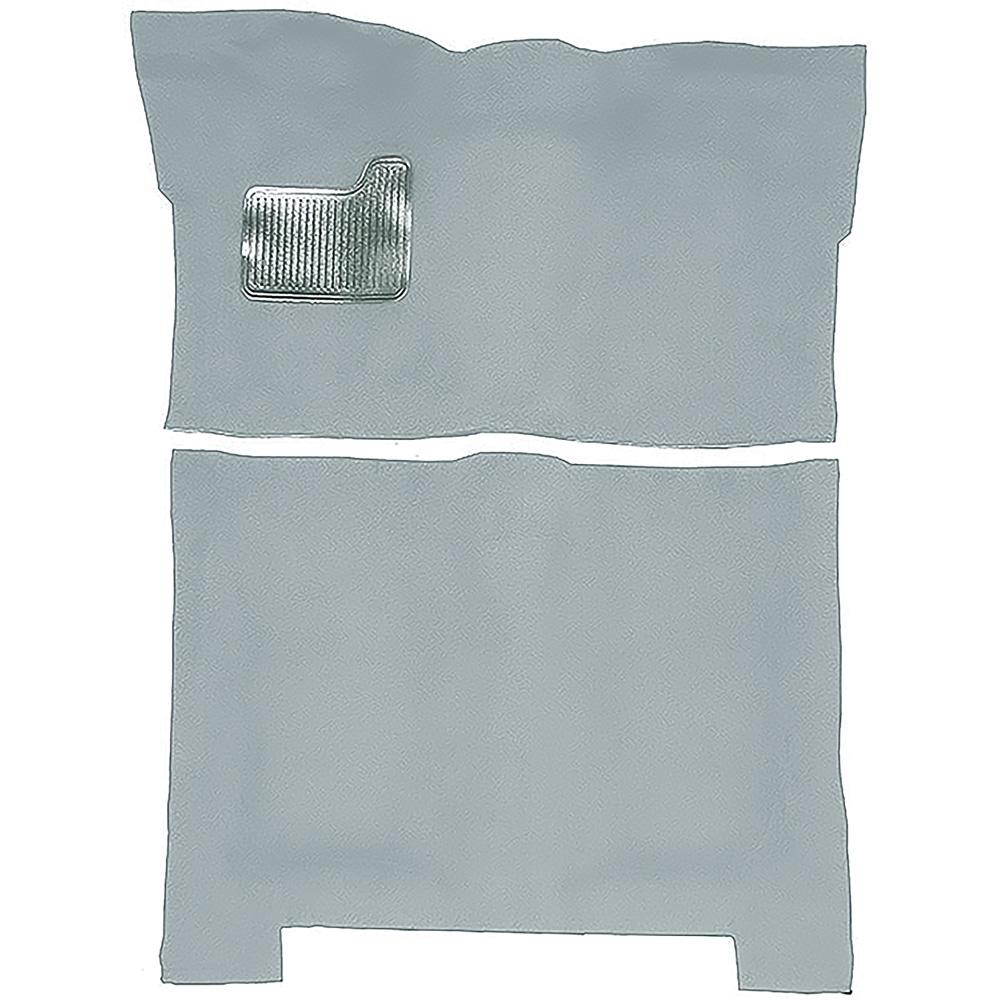 1974-75 Regal, Malibu, Cutlass 4-Door Automatic Complete Molded Carpet Kit Cutpile Mass Backing Powder Blue