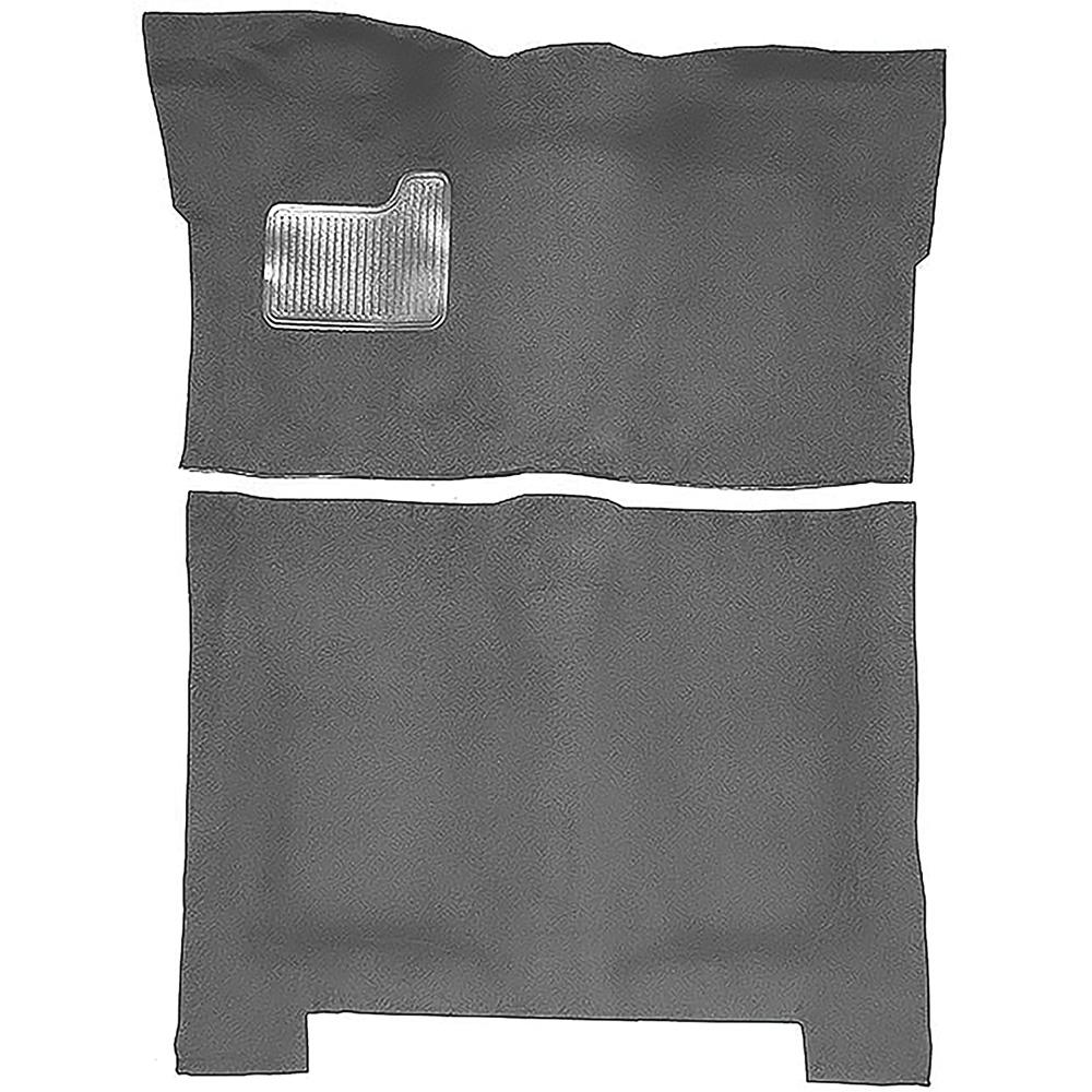 1974-75 Regal, Malibu, Cutlass 4-Door Automatic Complete Molded Carpet Kit Cutpile Mass Backing Dark Gray