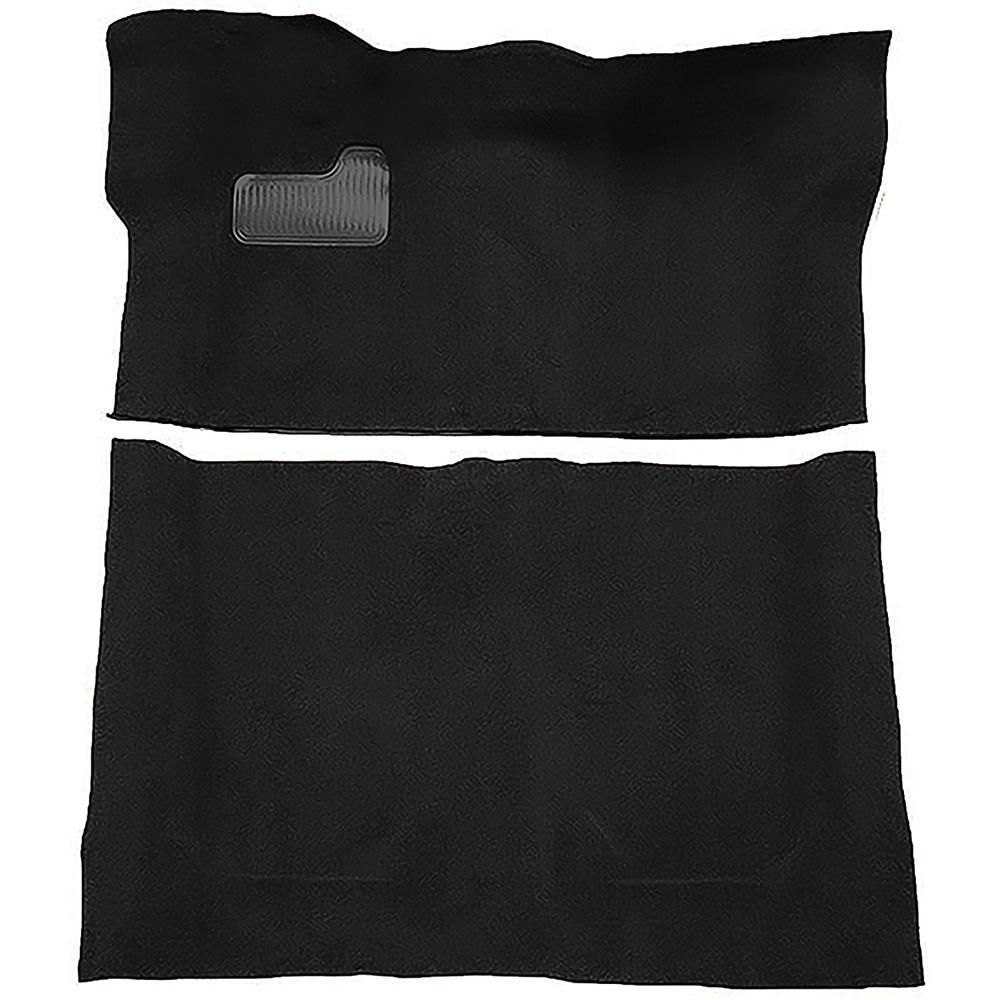 1976 Regal, Monte Carlo, Malibu 2-Door Complete Molded Carpet Set Cutpile Mass Backing Black