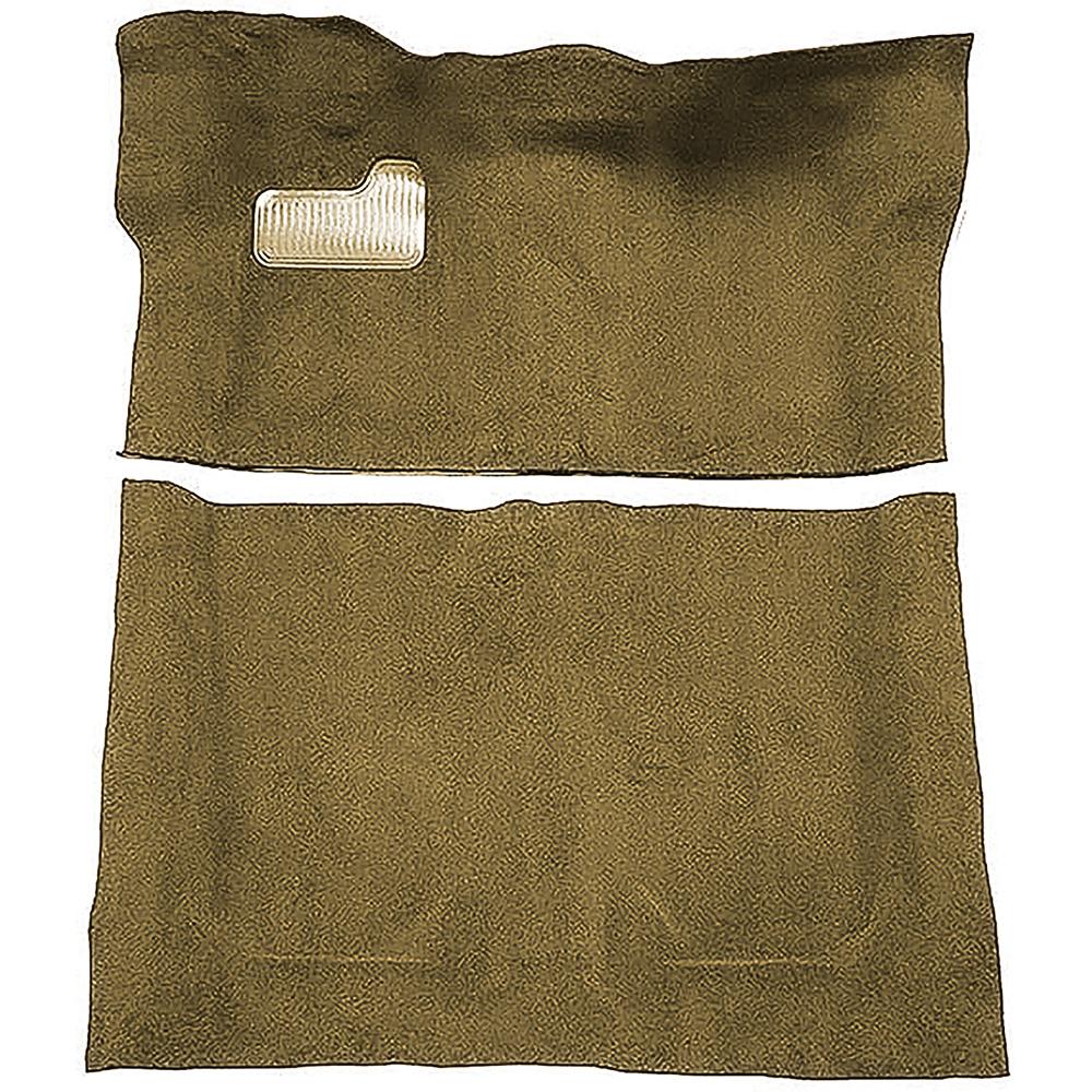 1976 Regal, Monte Carlo, Malibu 2-Door Complete Molded Carpet Set Cutpile Mass Backing Buckskin
