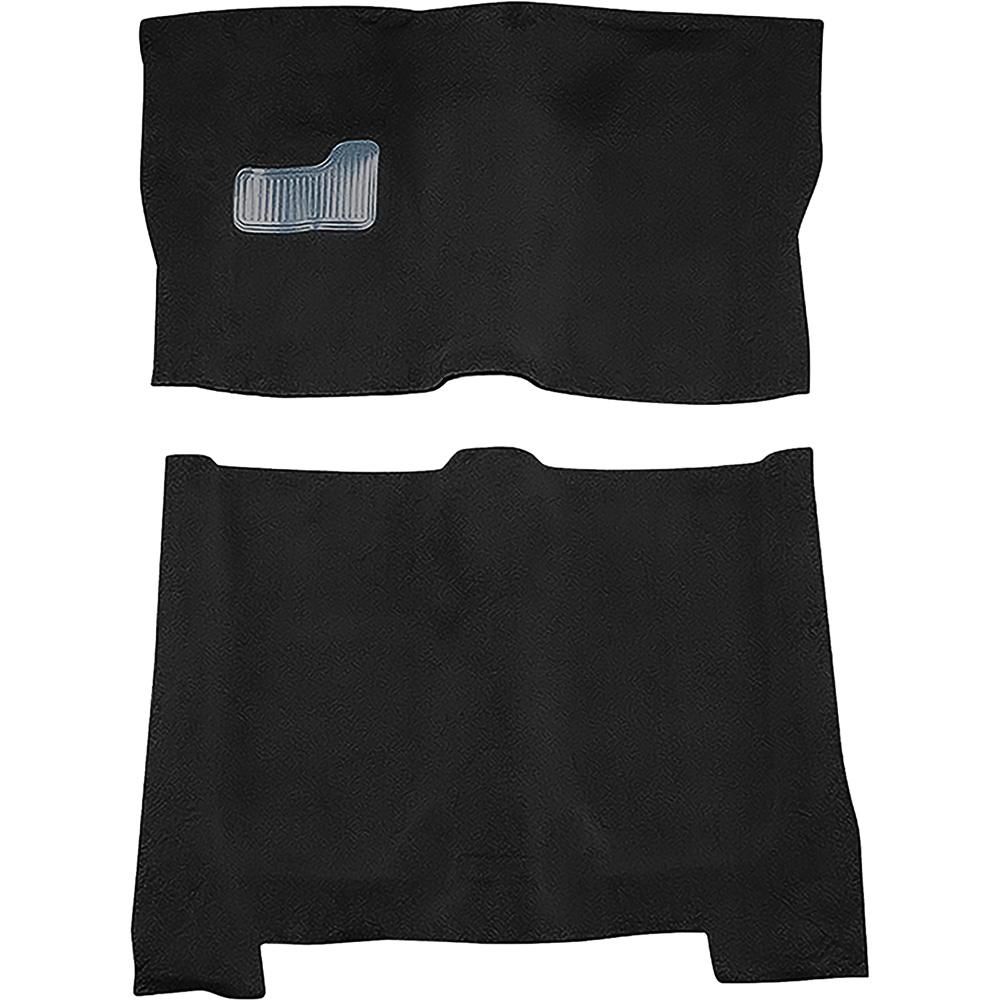 1976 Regal, Malibu, Cutlass 4-Door Complete Molded Carpet Set Cutpile Mass Backing Black