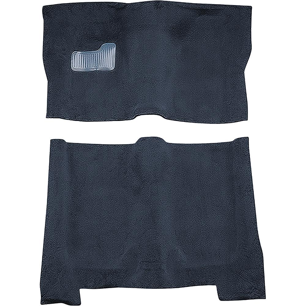 1976 Regal, Malibu, Cutlass 4-Door Complete Molded Carpet Set Cutpile Mass Backing Navy Blue