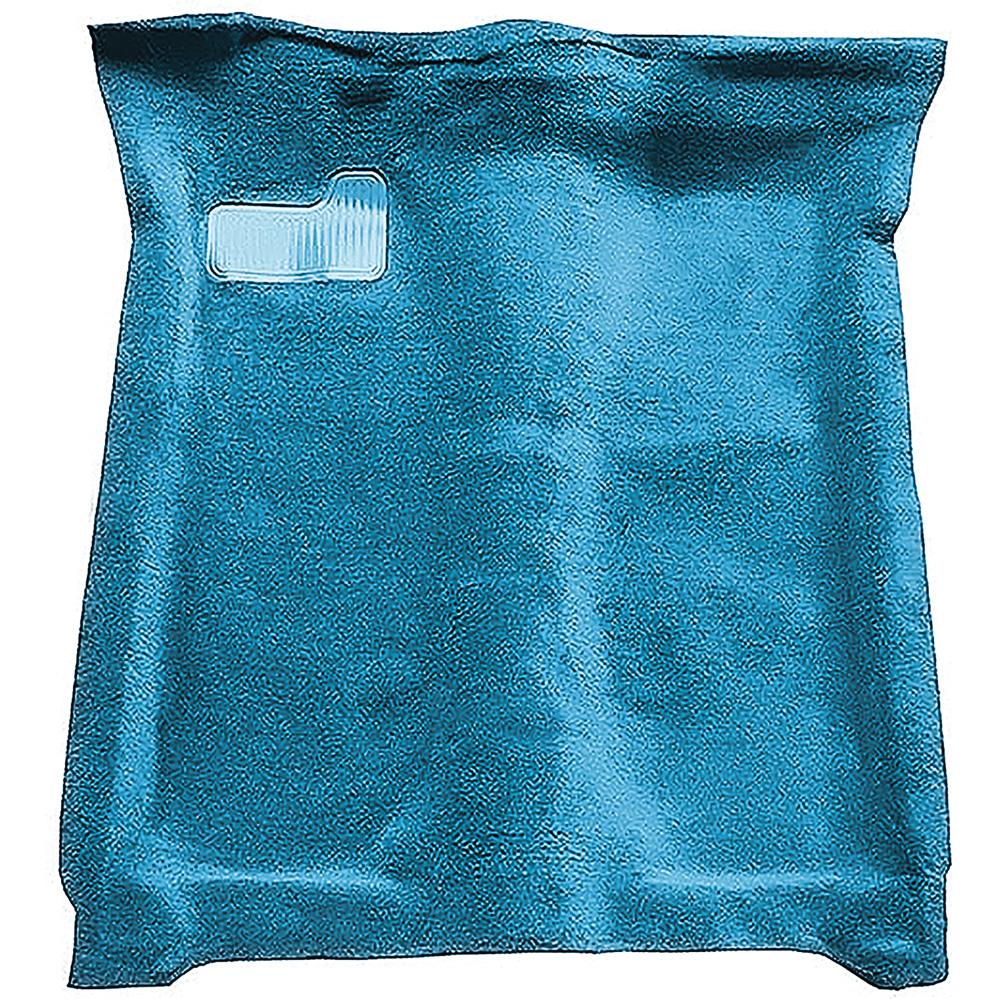 1973 GTO, Chevelle, Regal 2-Door Automatic Complete Molded Carpet Kit Loop Mass Backing Medium Blue