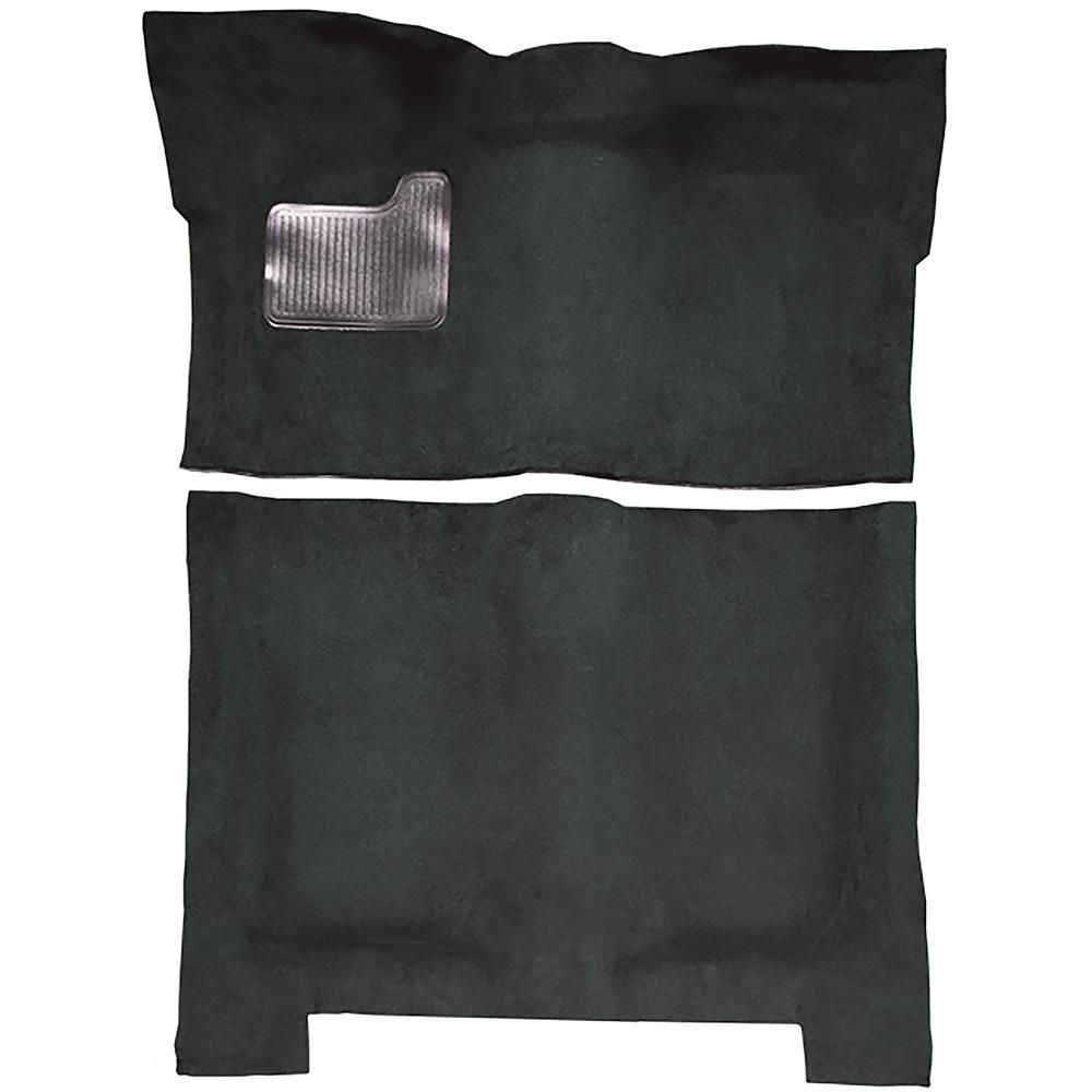 1973 Cutlass, Chevelle, LeMans 4-Door Automatic Complete Molded Carpet Kit Loop Mass Backing Black
