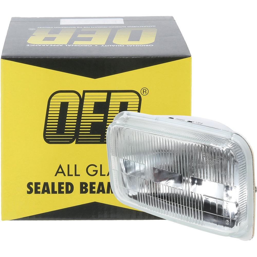 Headlamp Sealed Beam 12 Volt Low Beam 3" x 5" (92mm x 150mm) Rectangular Halogen