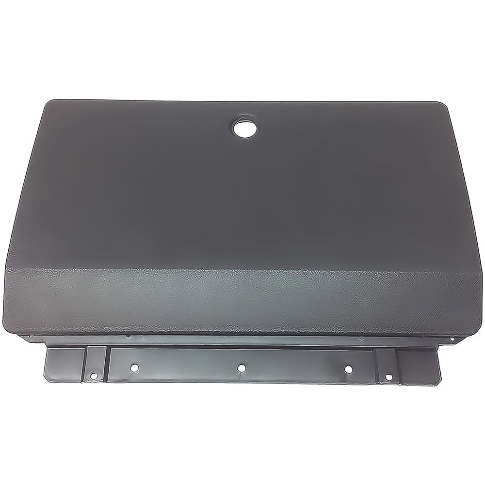 1969 Pontiac GTO, LeMans Glove Box Door Black Plastic Outer