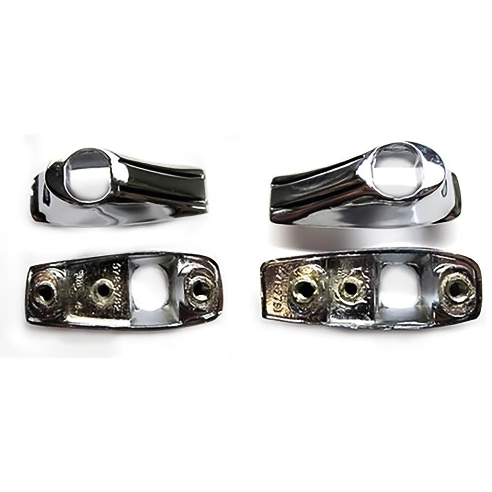 1966 Pontiac GTO Bezel Dash Grab Bar Pair