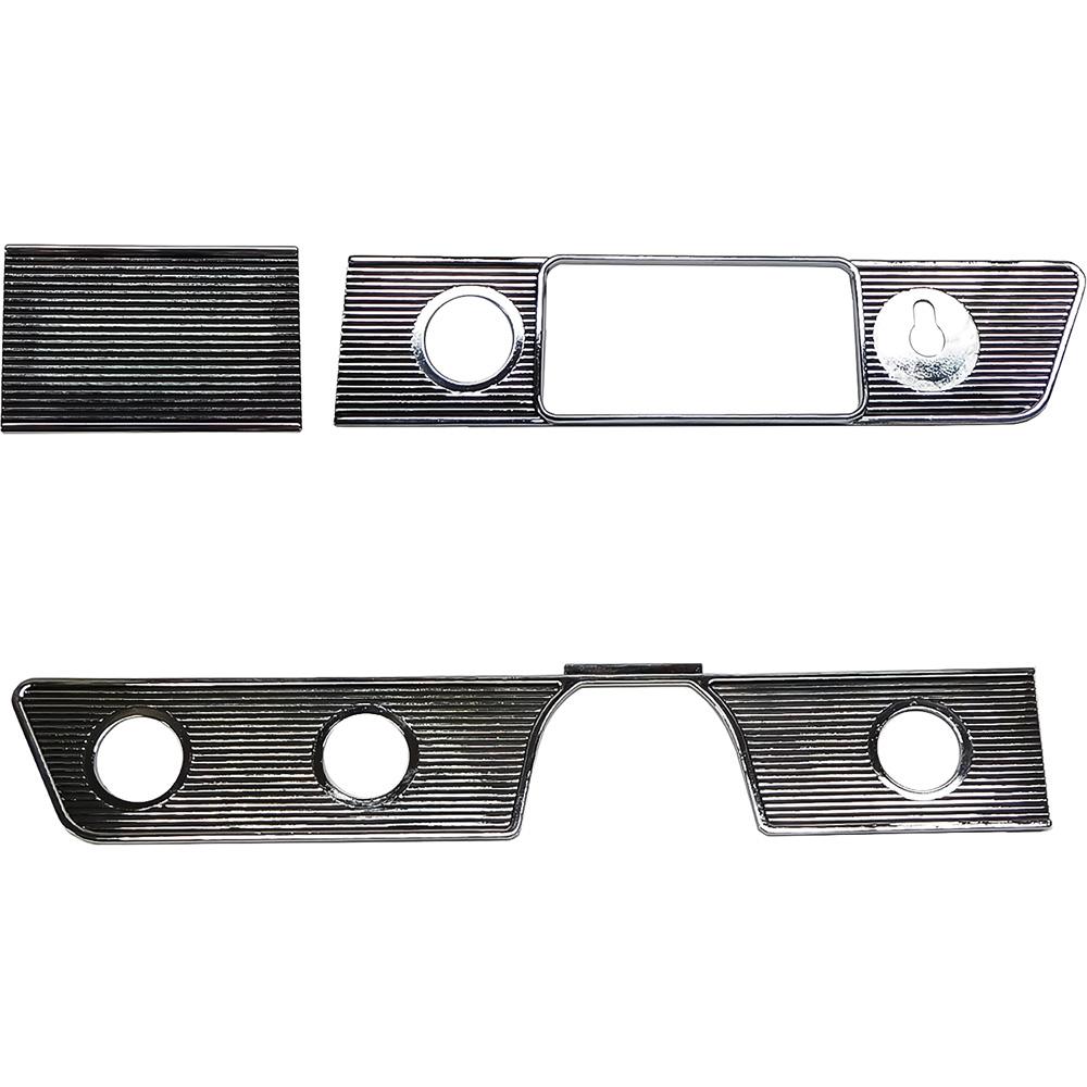 1964-65 Pontiac Tempest, LeMans, GTO Lower Dash Trim 3 Piece
