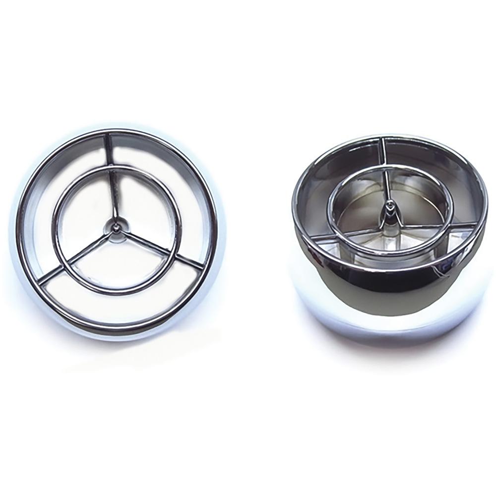1964-65 Pontiac GTO, LeMans Tempest Dash Vent Ball Deflector Chrome
