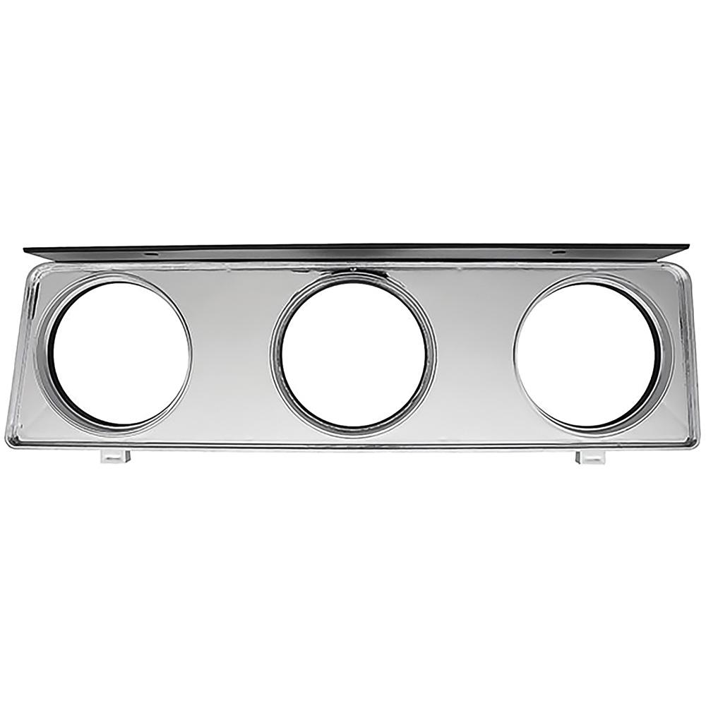 1970-72 Oldsmobile Cutlass, 442 Intrument Cluster Bezel Chrome