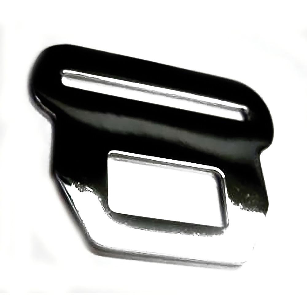 1965-71 Various GM Vehicles Tongue Seat Belt Chrome Standard