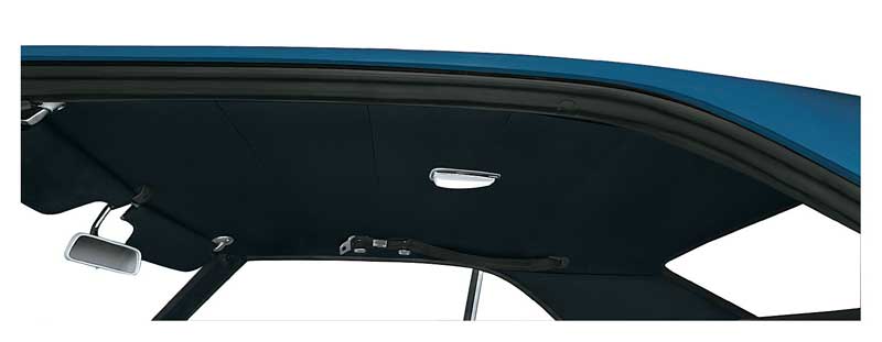 1967-69 Camaro, Firebird Interior Headliner Non-Perforated Premier Grain Black