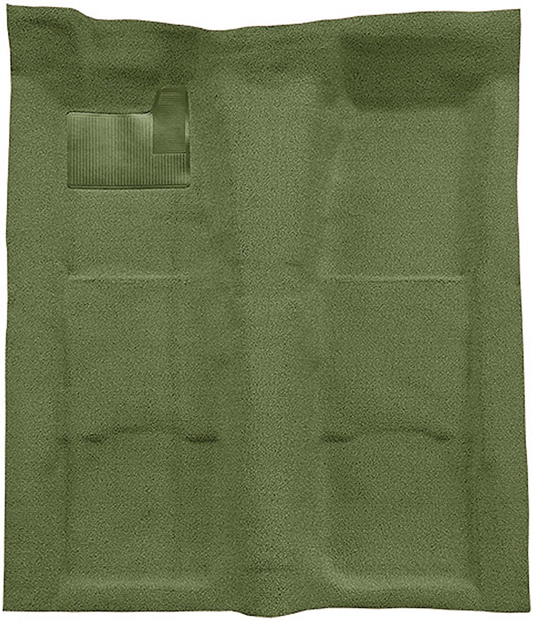 1967-69 Chevrolet Camaro, Pontiac Firebird 1 Piece Molded Carpet Kit Loop Moss Green