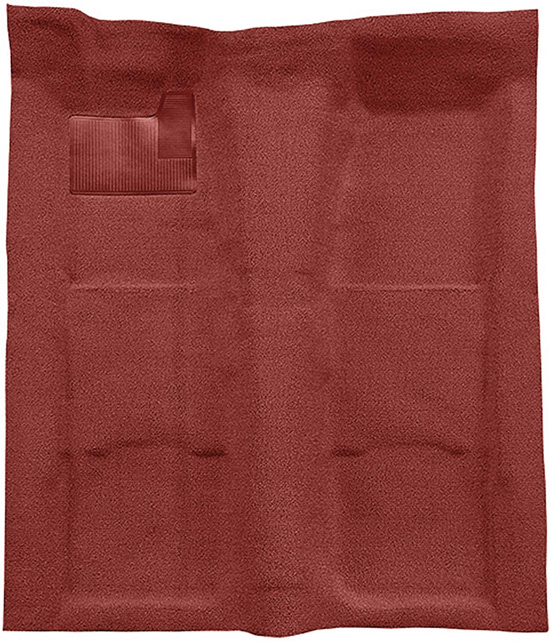 1967-69 Chevrolet Camaro, Pontiac Firebird 1 Piece Molded Carpet Kit Loop Mass Backing Maroon