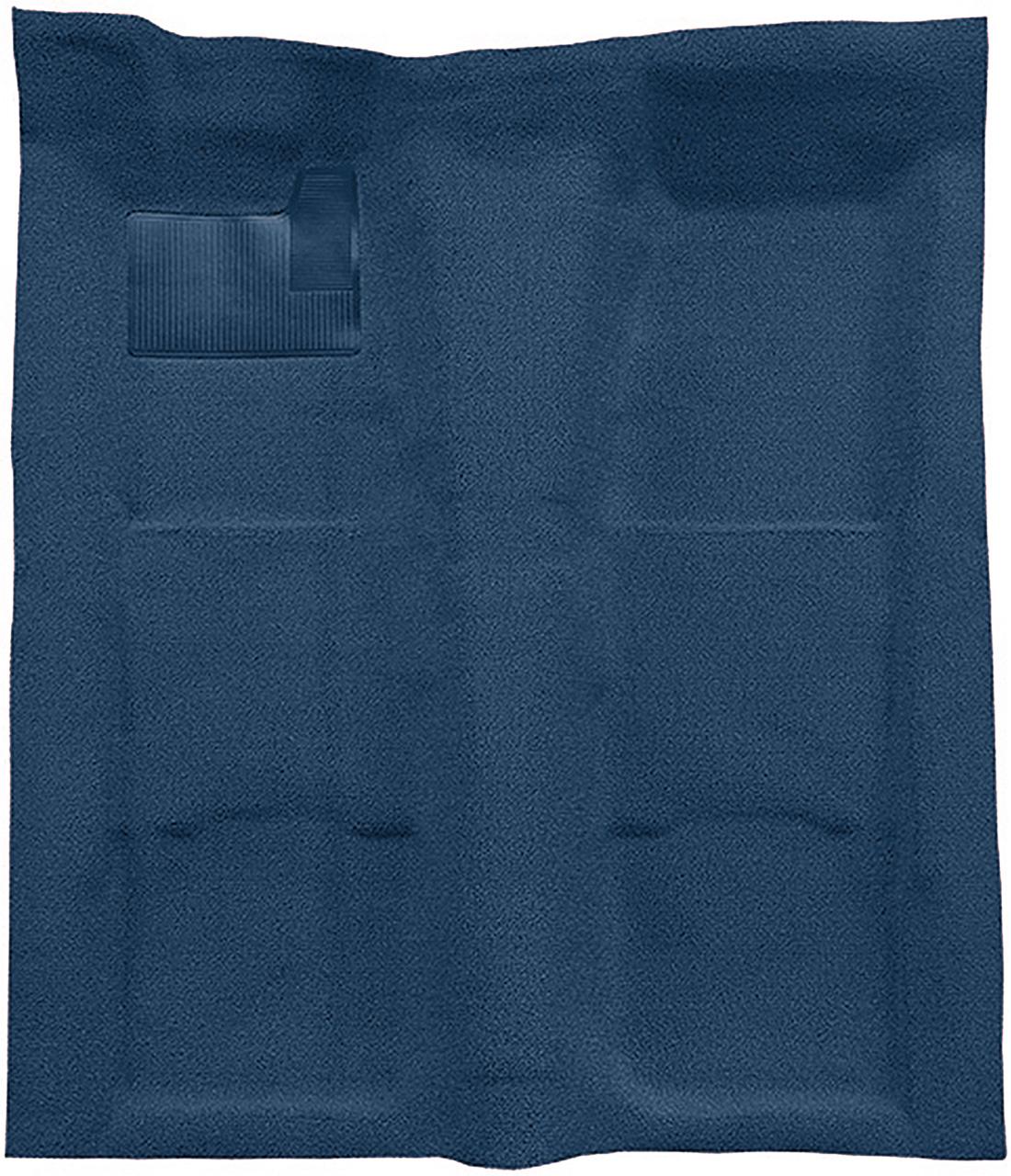 1967-69 Chevrolet Camaro, Pontiac Firebird 1 Piece Molded Carpet Kit Loop Mass Backing Dark Blue