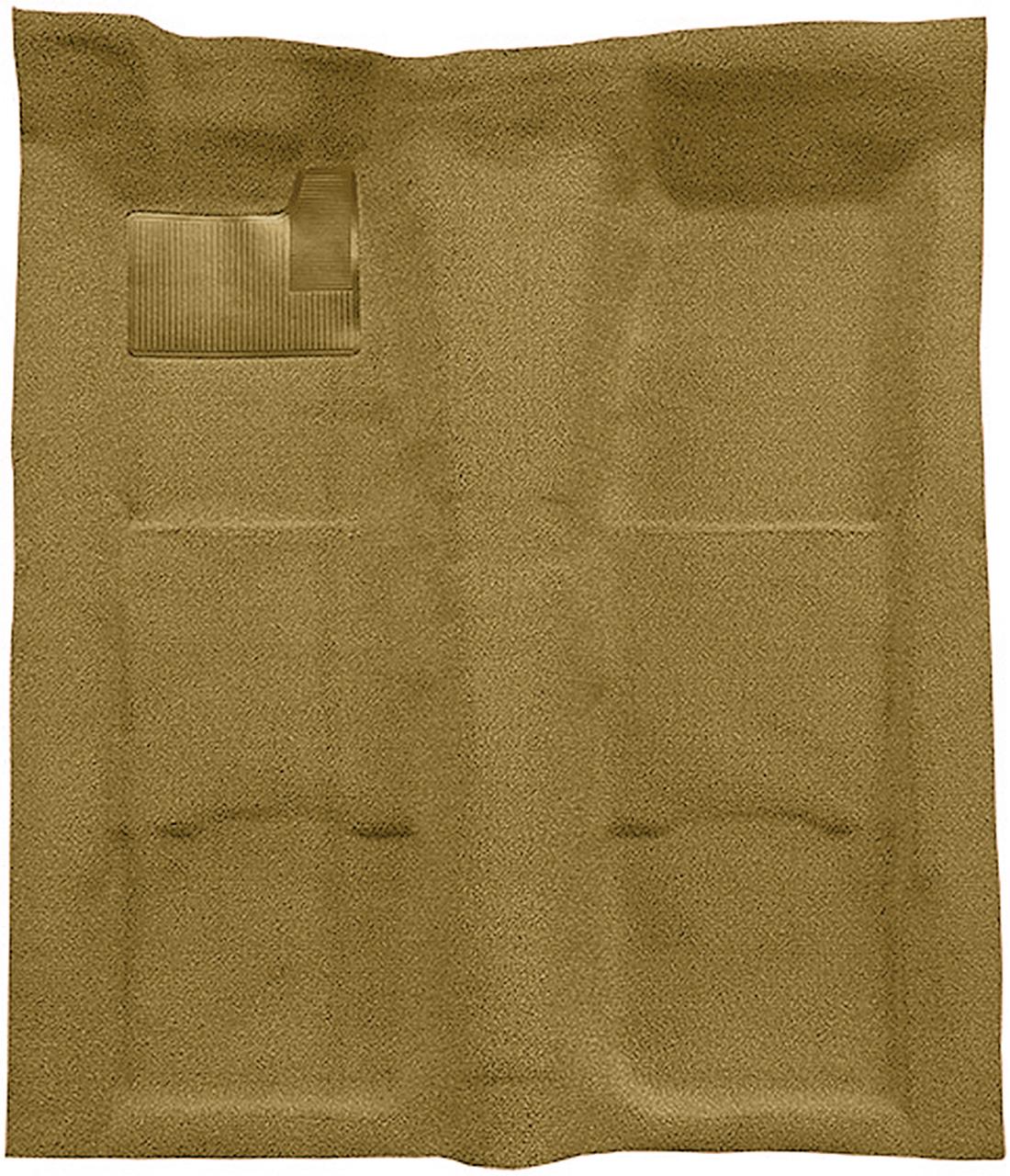 1967-69 Chevrolet Camaro, Pontiac Firebird 1 Piece Molded Carpet Kit Cutpile Mass Backing Buckskin