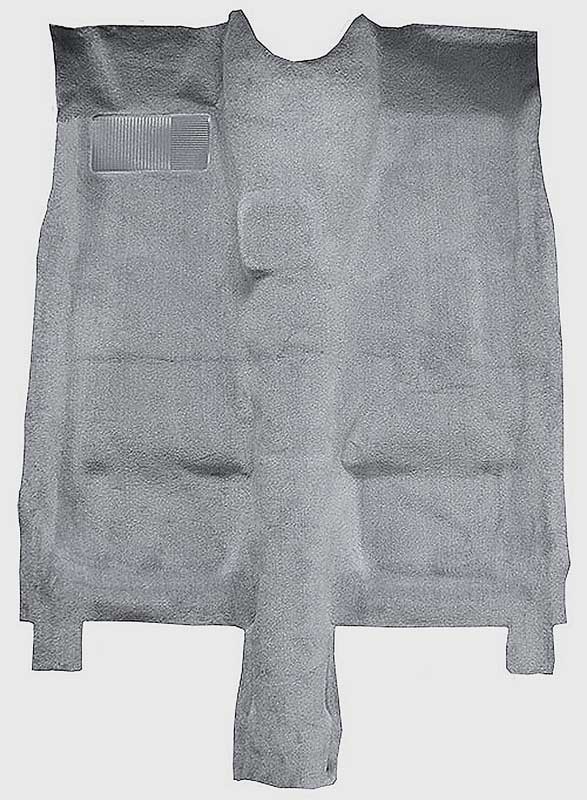1976-81 Camaro, Firebird Manual Trans with/without Console  Molded Carpet Set Cut Pile Med Gray