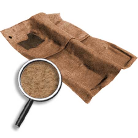 1982-84 Camaro Camel Tan Passenger Area Cut Pile Carpet Set
