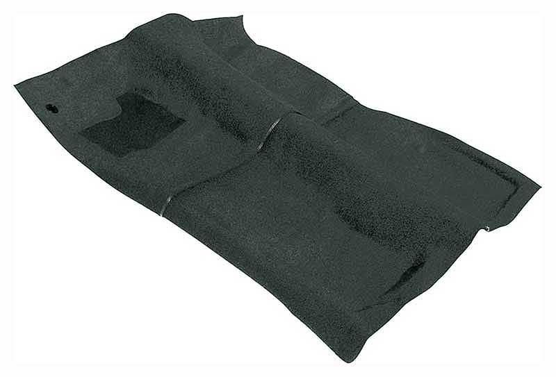 1968-69 Camaro/Firebird Molded Carpet Set Passenger Area 2-Piece Loop Mass Backing Dark Green