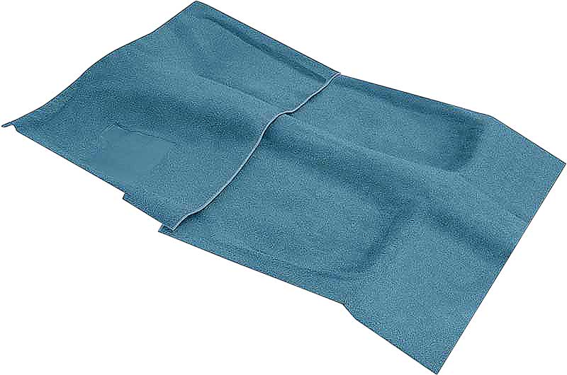 1974-75 Camaro, Firebird Molded Carpet Set Auto Trans Cut Pile Mass Backing Blue