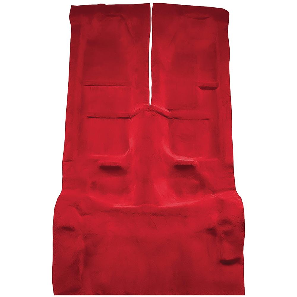 1994-2001 Camaro, Firebird Molded Carpet 1-Piece (Passenger and Rear Hatch Area) Cut Pile Mass Backing Coupe Flame Red