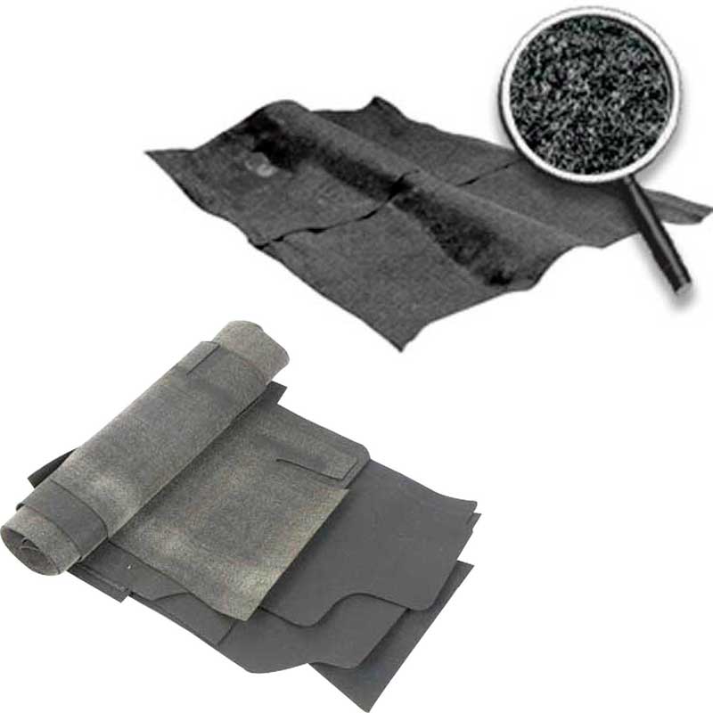 1974-79 Nova Molded Carpet and Underlay Kit with Console 2/4 Door Cut Pile Gray