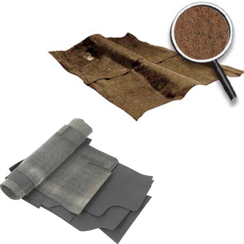 1974-79 Nova Molded Carpet and Underlay Kit with Console 2/4 Door Cut Pile Taupe