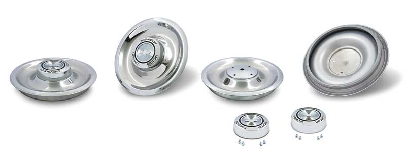 1967 Chevrolet Rally Wheel Center Cap & Ornament Set Drum Brakes Set of 4