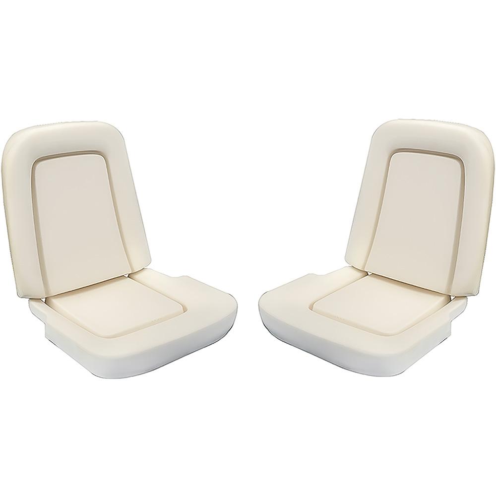 1964-66 Mustang Standard Interior Bucket Seat Foam With Molded-In Listing Wires 2 Bucket Seats