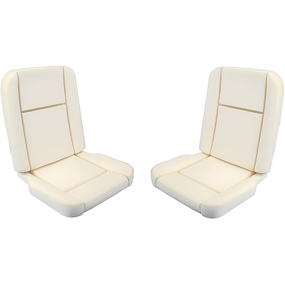 1965-66 Ford Mustang Bucket Seat Foam For Pony Interior With Molded-In Listing Wires Pair