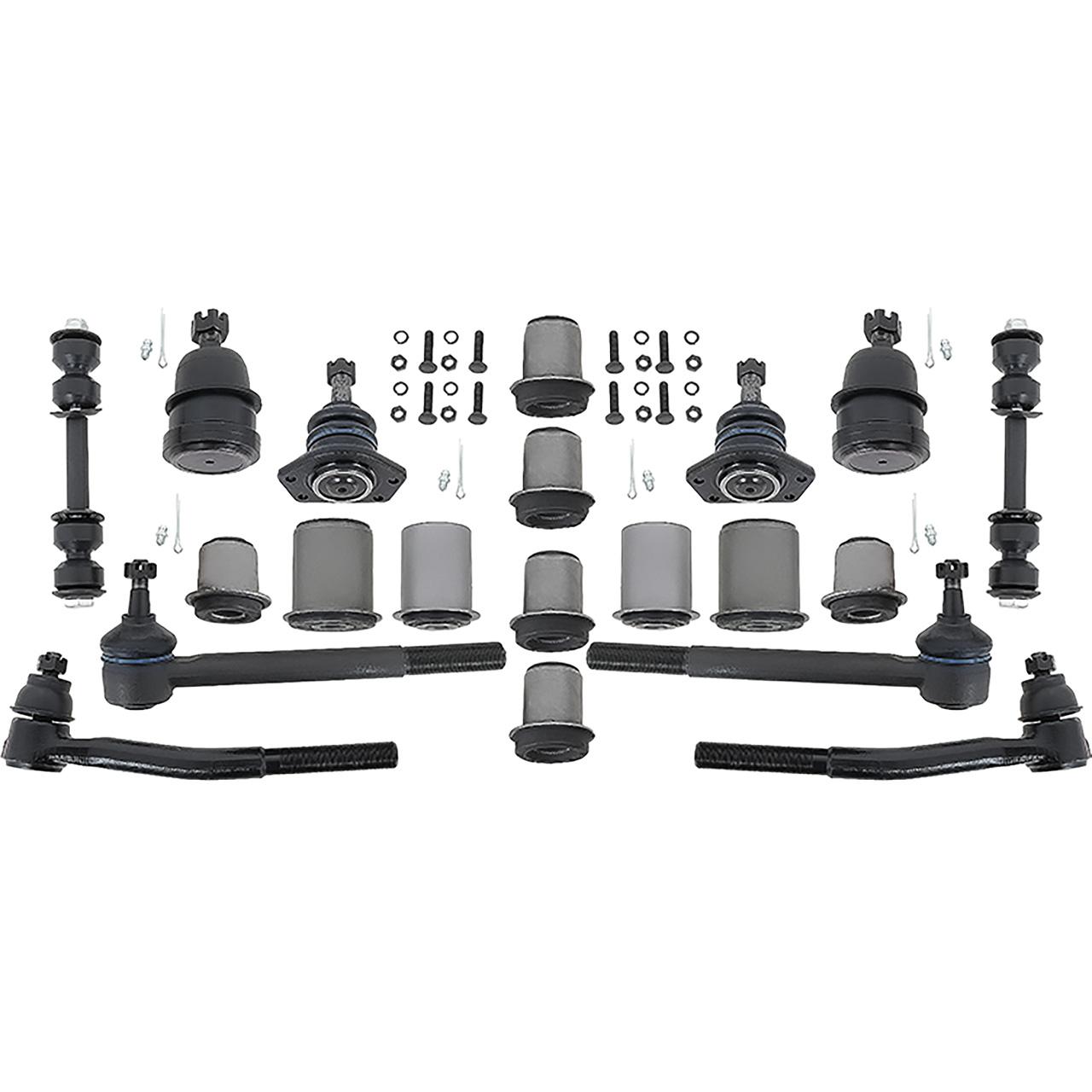 1980-81 Chevrolet Camaro V6 Front End Suspension Rebuild Kit with Inner & Outer Tie Rod Ends