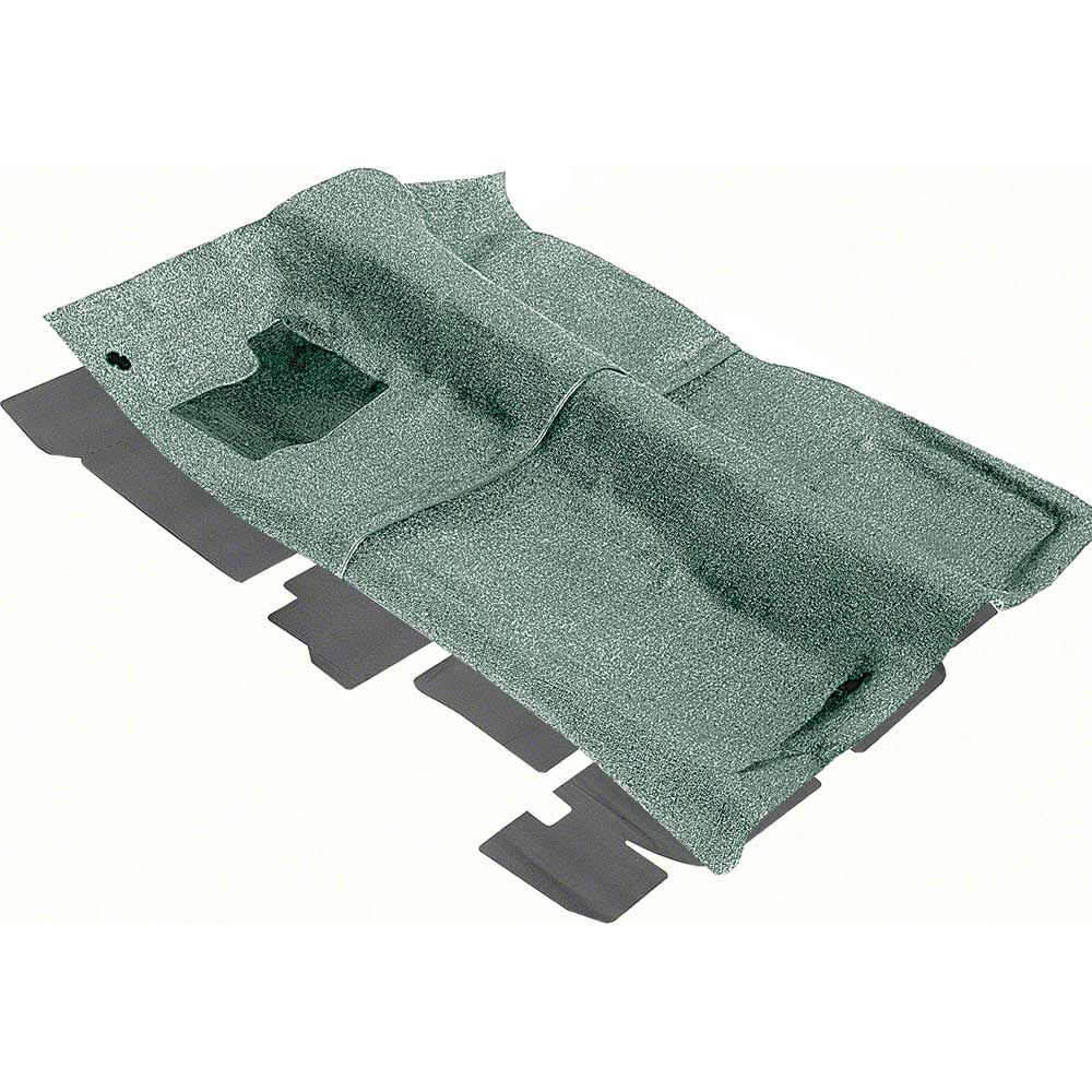 1968 Firebird Molded Carpet and Underlay Set  Dark Teal Blue