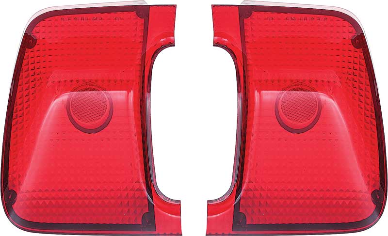 1969 Plymouth Barracuda Tail Lamp Lens Set Pair