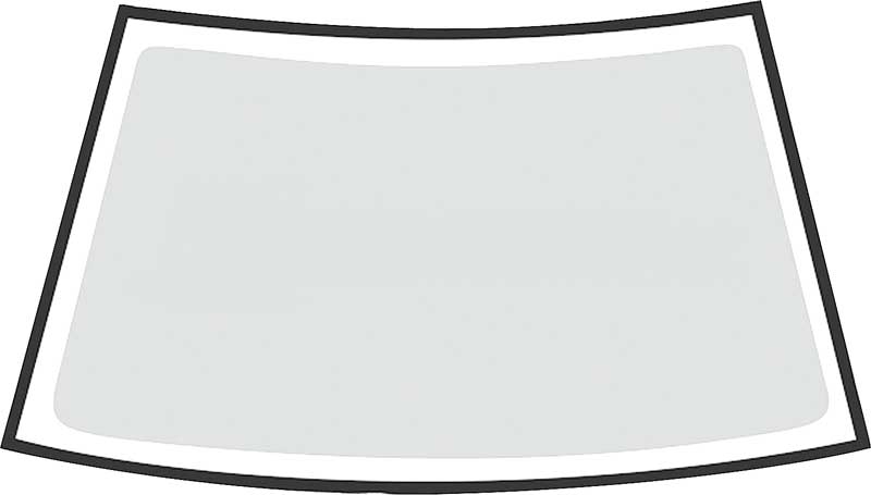 1968-1976 Dart, 1968-69 Barracuda, 1971-75 Scamp, Valiant Front Windshield Weatherstrip 2 Door Hardtop except Sport Models