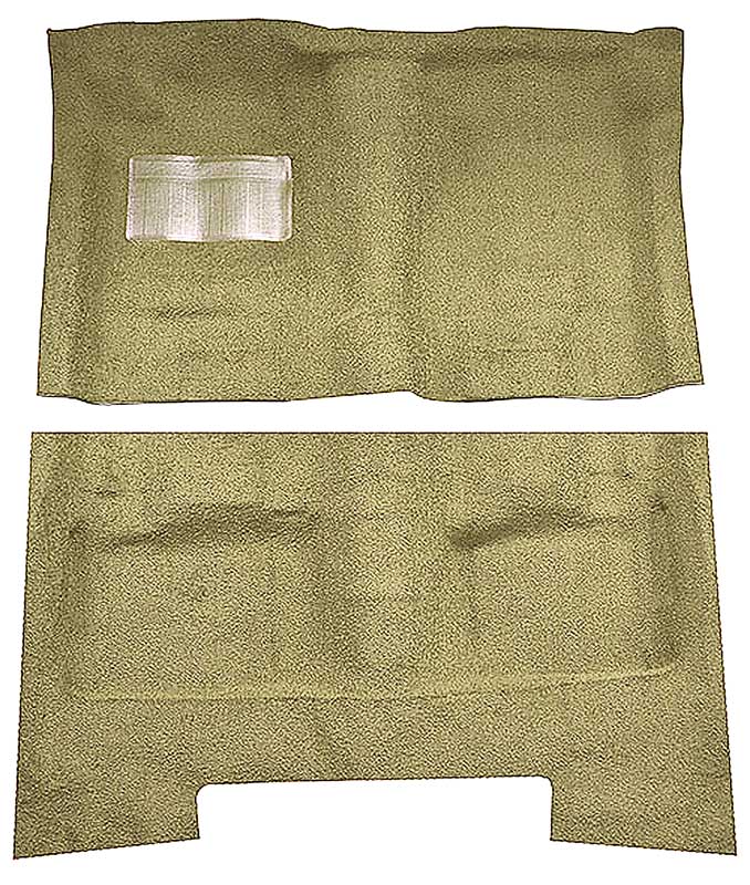 1974-75 C-Body 2/4-Door/Wagon Cutpile Carpet Set Gold
