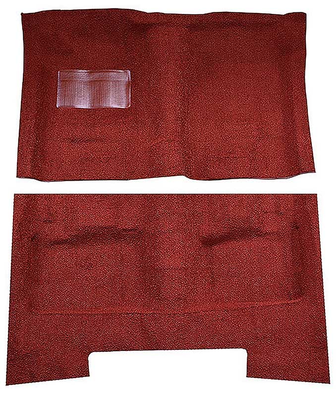 1974-75 C-Body 2/4-Door/Wagon Cutpile Carpet Set Maroon