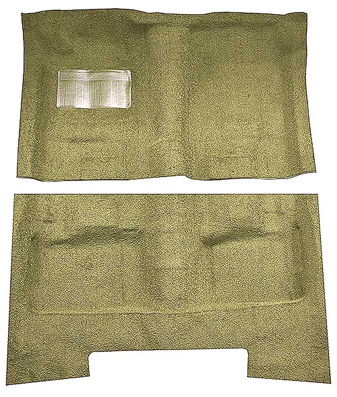 1962-73 Chrysler Fullsize/C-Body 2/4-Door/Wagon Loop Carpet Set Ivy Gold