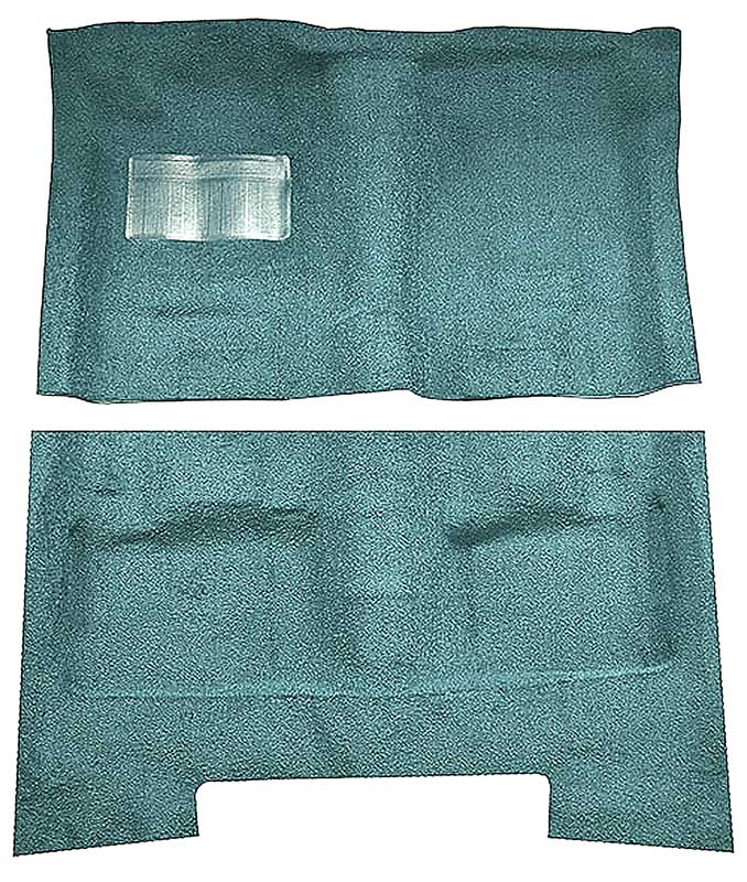 1962-73 Chrysler Fullsize/C-Body 2/4-Door/Wagon Loop Carpet Set Aqua