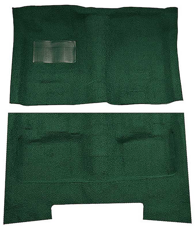 1962-73 Chrysler Fullsize/C-Body 2/4-Door/Wagon Loop Carpet Set Dark Green