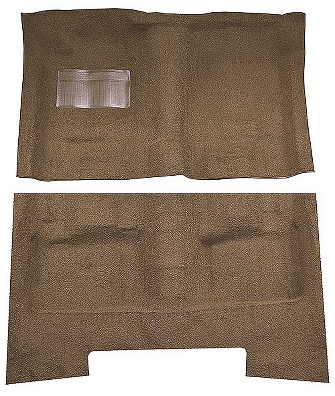 1962-73 Chrysler Fullsize/C-Body 2/4-Door/Wagon Loop Carpet Set Medium Saddle