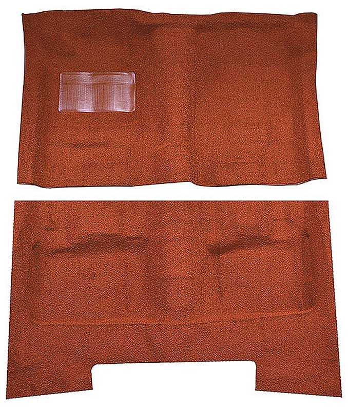 1962-73 Chrysler Fullsize/C-Body 2/4-Door/Wagon Loop Carpet Set Burnt Orange
